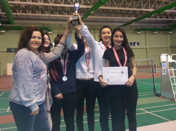 Badminton Takımımızdan İl 2´inciliği Başarısı